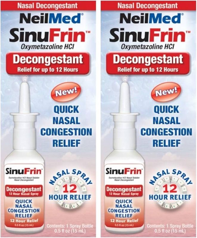 Photo 1 of **NO RETURNS**EXP 7/25**SINUFRIN NASAL SPRAY DCONGSTNT 15 ML, Pack of 2SINUFRIN NASAL SPRAY DCONGSTNT 15 ML, Pack of 2