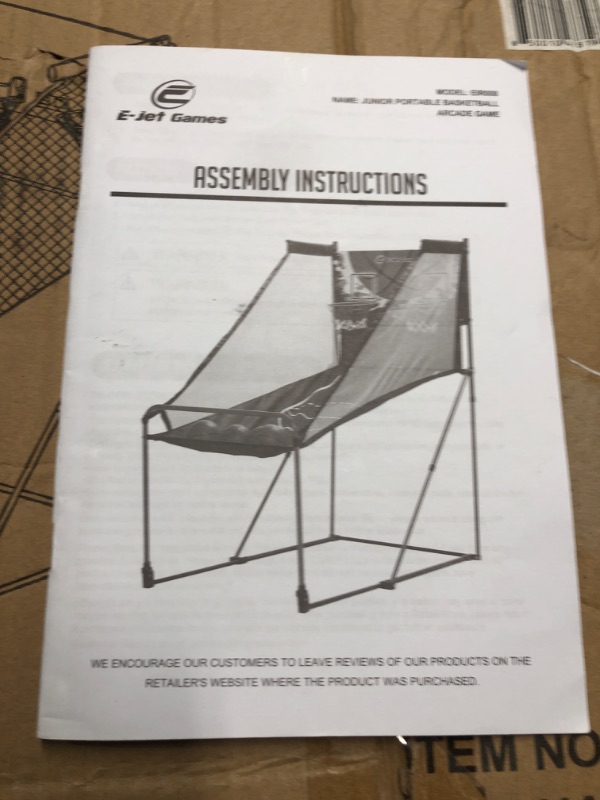 Photo 1 of ***NONREFUNDABLE - MISSING MORE THAN HALF OF THE PARTS - FOR PARTS ONLY - SEE COMMENTS***
Arcade Basketball Gifts - Kids Basketball Arcade Games 
