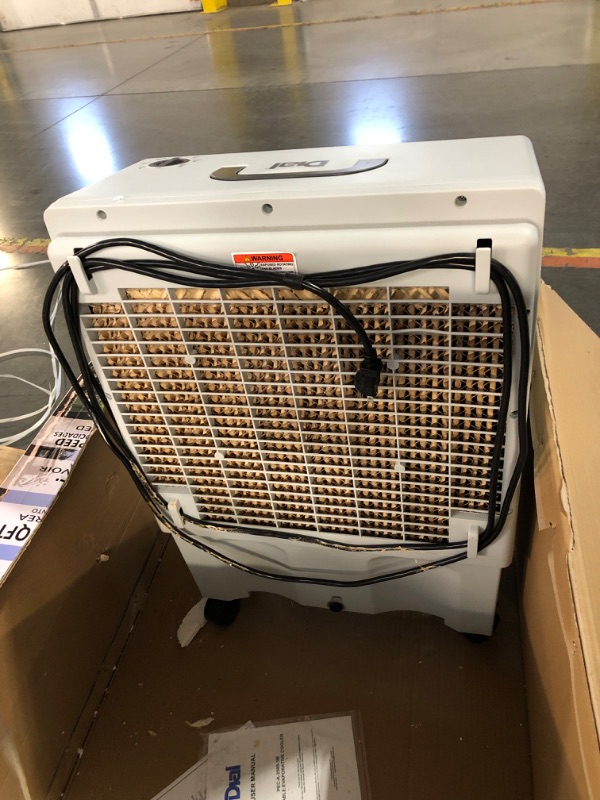 Photo 6 of **MINOR DAMAGE PREV USED**
Dial 3-Speed Portable Evaporative Cooler - Up to 500 sqft, 1300 CFM - PEC-A-1300-1M