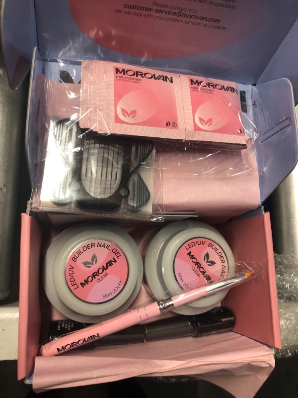 Photo 1 of ***STOCK PHOTO REFERENCE ONLY***
Morovan Builder Gel For Nails: 2oz Gel Nail Builder Clear Hard Gel With 5 in 1 Builder Gel In a Bottle