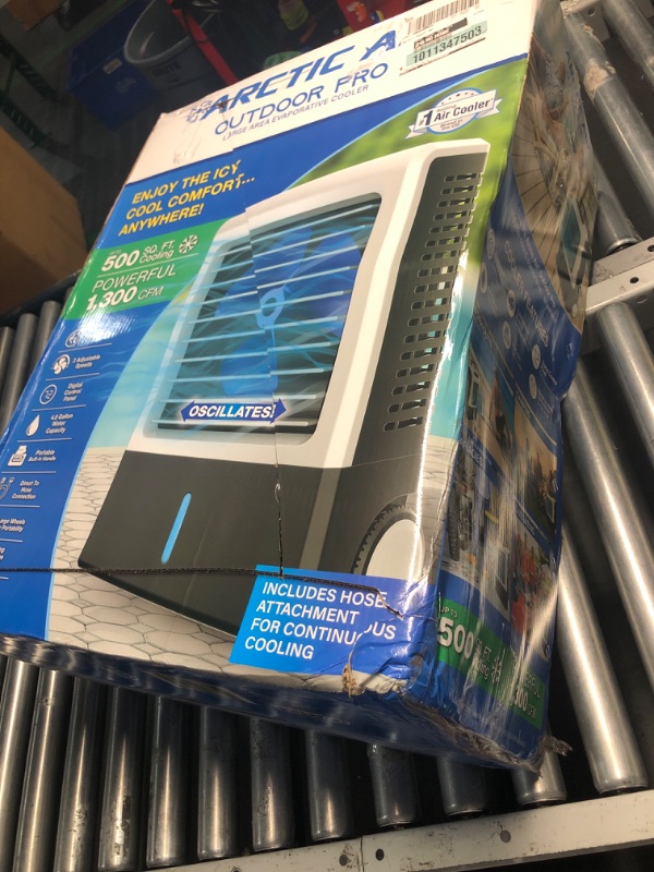 Photo 4 of *****APPEARS VERY USED****READ NOTES**
1300 CFM 3-Speed Settings Portable Evaporative Air Cooler with up to 500 Sq. Ft. Cooling