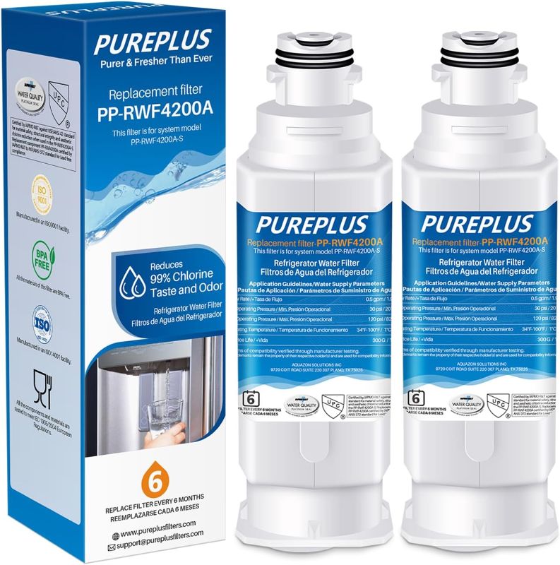 Photo 1 of ***NEW SEE NOTES***PUREPLUS DA97-17376B Water Filter Replacement, 2Pack