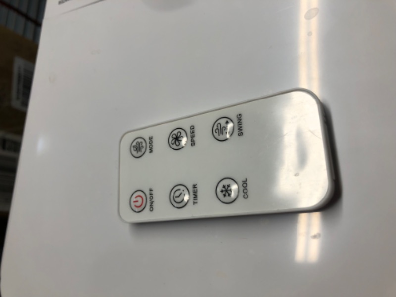 Photo 1 of ***USED - ICE PACKS MISSING - OTHER PARTS LIKELY MISSING AS WELL - POWERS ON - UNABLE TO TEST FURTHER***
3-IN-1 Windowless Swamp Cooler w/ 2.4 Gal Detachable Water Tank, 12H Timer & 20FT Remote Control, 24-INCH 