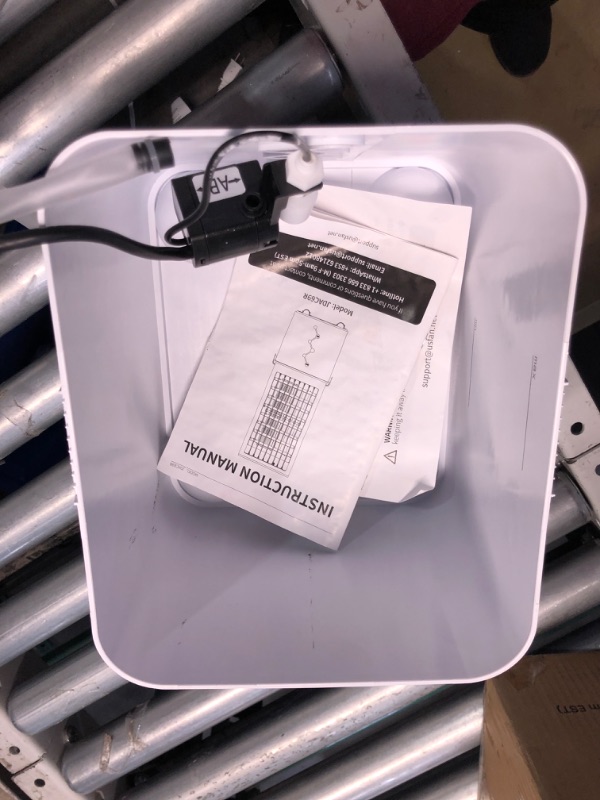 Photo 9 of ***USED - ICE PACKS MISSING - OTHER PARTS LIKELY MISSING AS WELL - POWERS ON - UNABLE TO TEST FURTHER***
3-IN-1 Windowless Swamp Cooler w/ 2.4 Gal Detachable Water Tank, 12H Timer & 20FT Remote Control, 24-INCH 