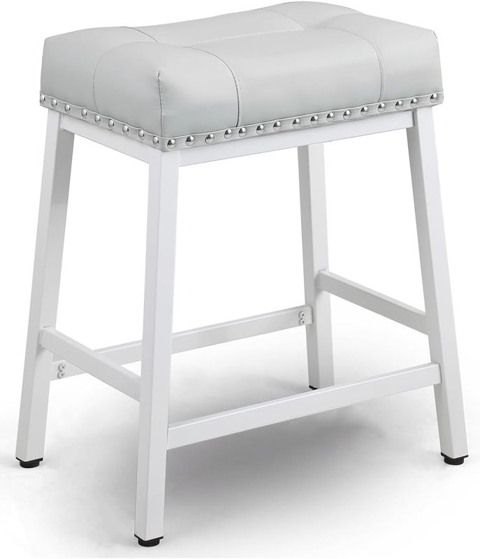 Photo 1 of ***STOCK PHOTO REFERENCE ONLY***... 1 COUNT Counter Height Bar Stool, 24 Inch 