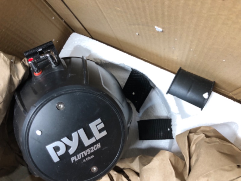 Photo 2 of ***PARTS ONLY***
Pyle 2-Way Dual Bluetooth Off-Road Speakers - 4 Inch 800W Marine Waterproof Wakeboard, Full Range Outdoor Black