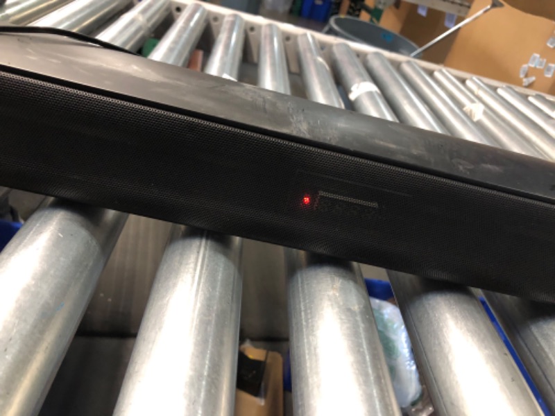 Photo 2 of ***HEAVILY USED AND SCRATCHED - POWERS ON - UNABLE TO TEST FURTHER - SEE PICTURES***
5.1 CH Surround Sound Bar with Dolby Audio, Sound Bars for TV, Wireless Subwoofer & Rear Speaker, Dolby Digital Plus