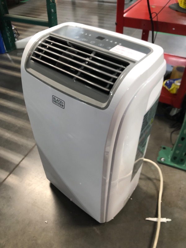 Photo 5 of ***USED - POWERS ON - UNABLE TO TEST FURTHER - LIKELY MISSING PARTS***
BLACK+DECKER BPACT12WT Portable Air Conditioner, 12,000 BTU, White