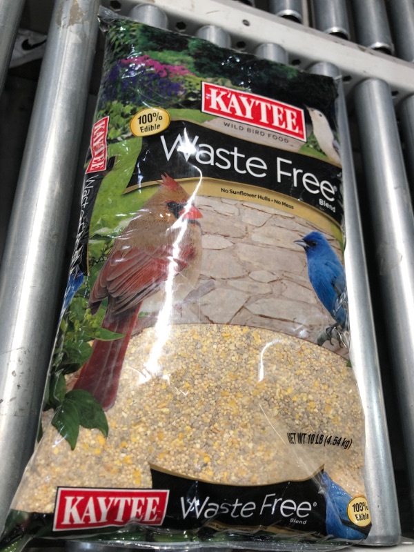 Photo 3 of ***BEST BY AUG 13 2025*** Wild Bird (No Mess or Waste Free) Food Seed Blend for Blue Jays, Woodpeckers, Juncos, Cardinals, Grosbeaks, Sparrows, and Finches, 10 Pound, (Packaging May Vary)