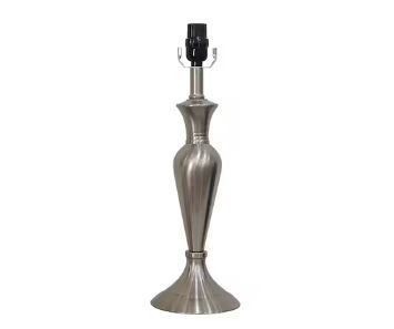 Photo 1 of ***USED - UNABLE TO VERIFY FUNCTIONALITY***
allen + roth 18.5-in Brushed Steel Plug-in O ff Switch Metal Lamp Base