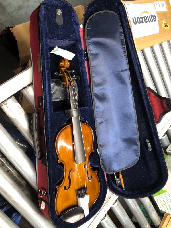 Photo 2 of **Minor damage needs string replacement** 
Stentor, 4-String Violin, Brown (1500 1/2)