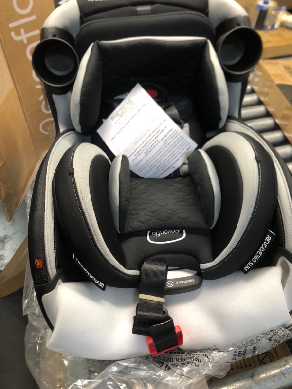 Photo 5 of Evenflo Revolve 360 Slim 2-in-1 Rotational Convertible Car Seat with Quick Clean Cover