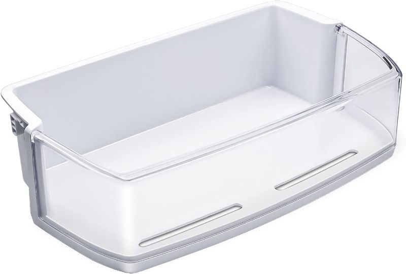 Photo 1 of (READ FULL POST) (X2)  Cenipar AAP73631502 Refrigerator Door Shelf Bin Replacement, Compatible with L-G Ken-more Refrigerator Door Shelf Bin (Right), Replaces 2443758, AP4563994, PS2581944, EAP2581944, White
