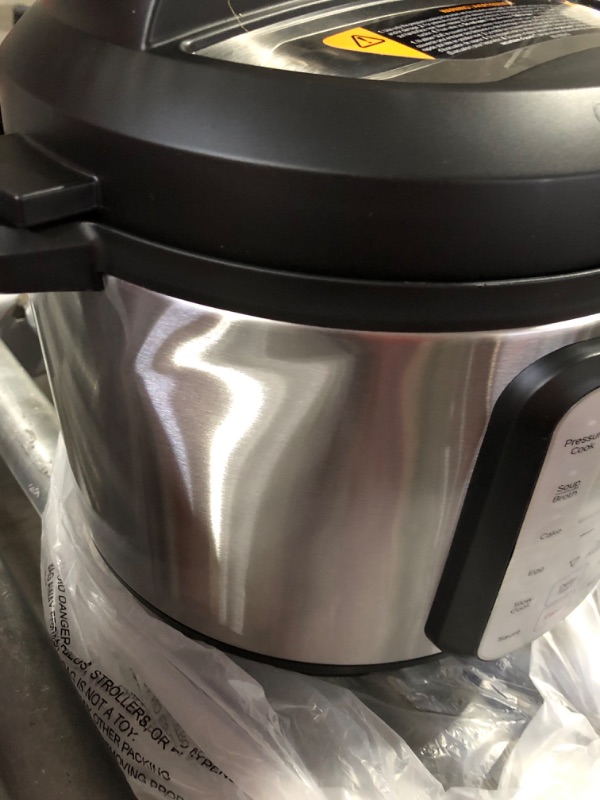 Photo 5 of ***USED SEE NOTES***Instant Pot Duo Plus 9-in-1 Electric Pressure Cooker, Slow Cooker, Rice Cooker, Steamer, Sauté, Yogurt Maker, Warmer & Sterilizer, Includes App With Over 800 Recipes, Stainless Steel, 6 Quart 6QT