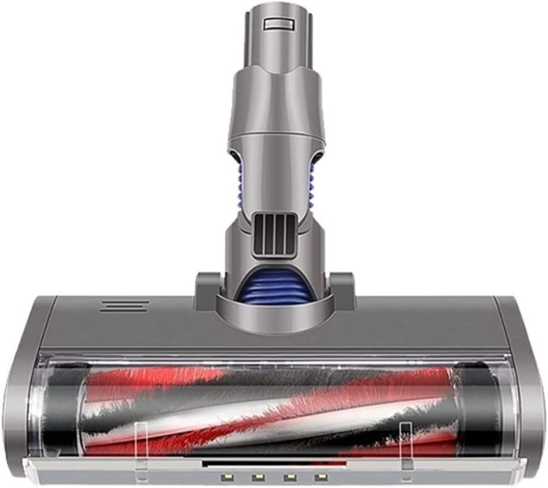 Photo 1 of (READ FULL POST) Vacuum Attachments for Dyson V6 Cleaners, Brush Motorhead Head with LED Lights for Hardwood Floor and Carpet, V Shape Bristle Roller Replacement Parts for DC59 DC61 DC62 DC74