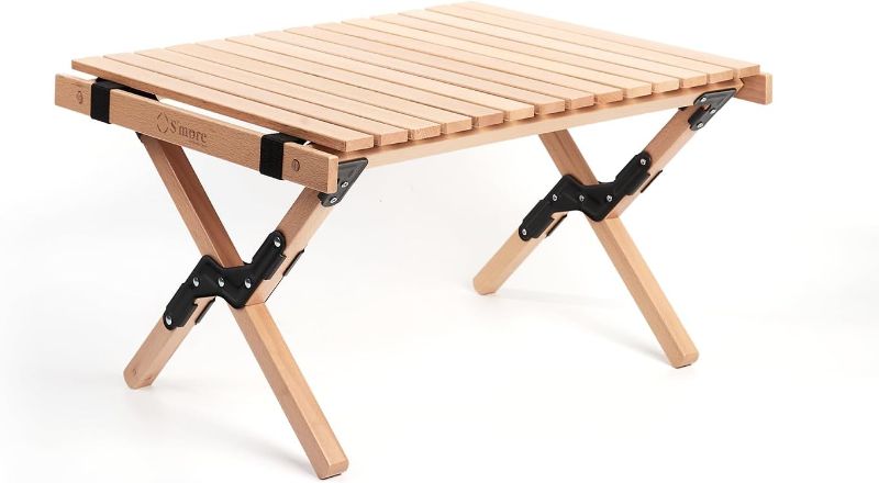 Photo 1 of (READ FULL POST) S'more Folding Picnic Table, Portable Camping Table with Carry Bag, Wood Outdoor Table for Picnic, Camping, Travel, Party, Beach, Garden, Patio, gailgating, BBQ,Easy to Assembly (S Size-60cm) ***STOCK PHOTO FOR REFERENCE***
