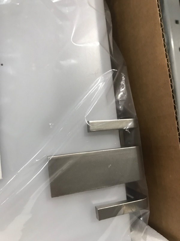 Photo 1 of ***PARTS ONLY******NON REFUNDABLE***
Mission Industrial 48 in. x 15 in. Brushed Nickel Selectable LED Flush Mount Light High Output 5500 Lumens Dimmable
