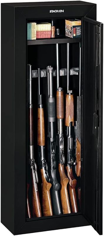 Photo 2 of (READ FULL POST) Stack-On GCB-908 Steel 8-Gun Security Cabinet, Black
