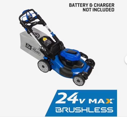 Photo 1 of (READ FULL POST) Kobalt 24-volt 20-in Cordless Self-propelled Lawn Mower (Battery and Charger Not Included)