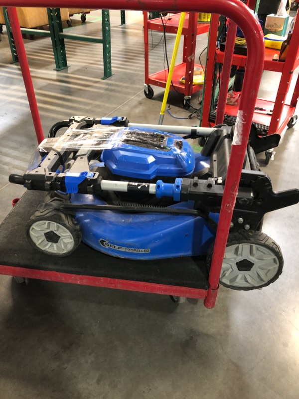 Photo 4 of ***DAMAGED - MISSING PARTS - UNTESTED - SEE COMMENTS***
Kobalt 24-volt 20-in Cordless Self-propelled Lawn Mower (Battery and Charger Not Included)