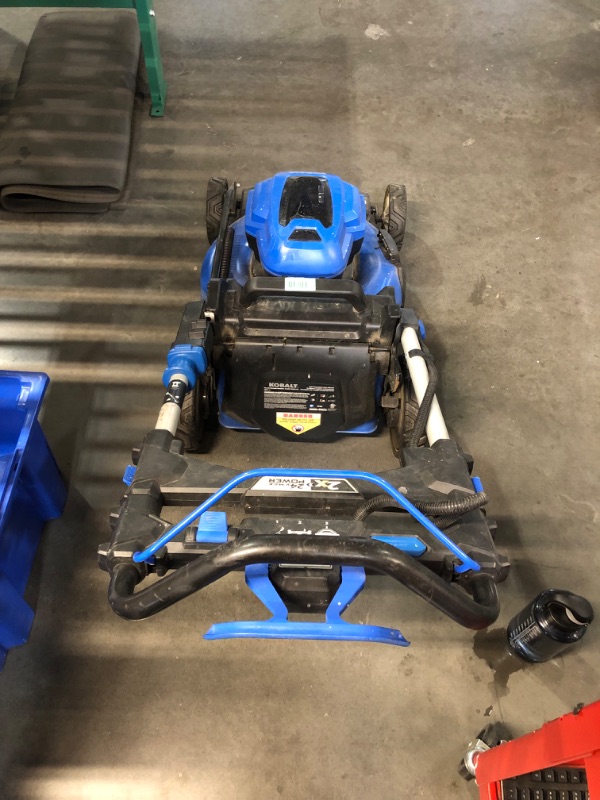 Photo 12 of ***DAMAGED - MISSING PARTS - UNTESTED - SEE COMMENTS***
Kobalt 24-volt 20-in Cordless Self-propelled Lawn Mower (Battery and Charger Not Included)