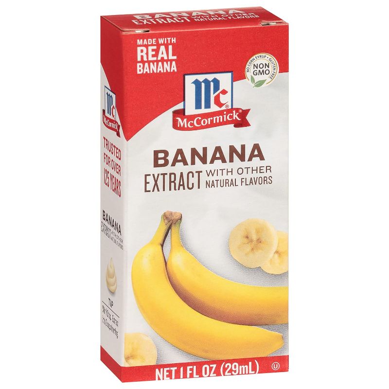 Photo 1 of ***NON REFUNDABLE*** McCormick Banana Extract, 1 fl oz 4 PACK 