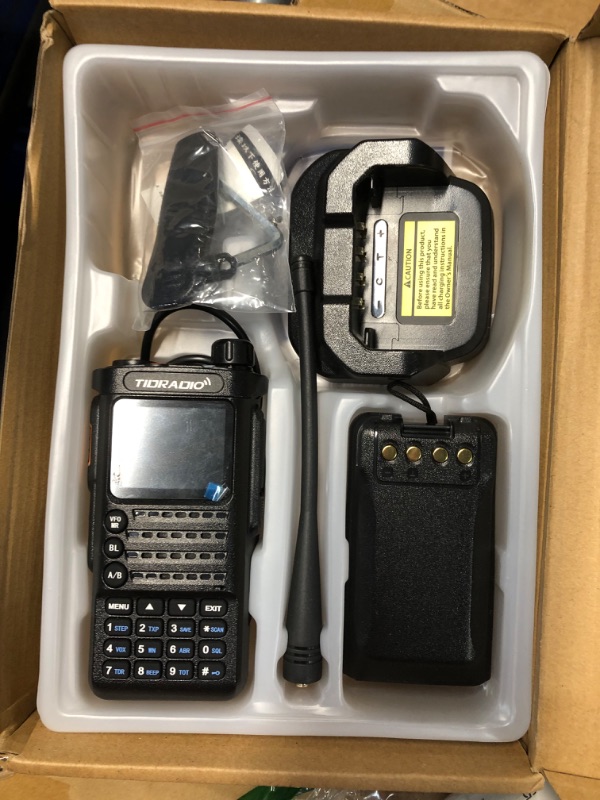 Photo 3 of (2nd Gen)TIDRADIO TD-H8 GMRS Radio Handheld with Bluetooth Programming, GMRS Repeater Capable, NOAA, 5 Watt Long Range Two Way Radios Walkie Talkies with 771 GMRS Antenna, 2500mAh Rechargeable Battery 1 PACK-Black