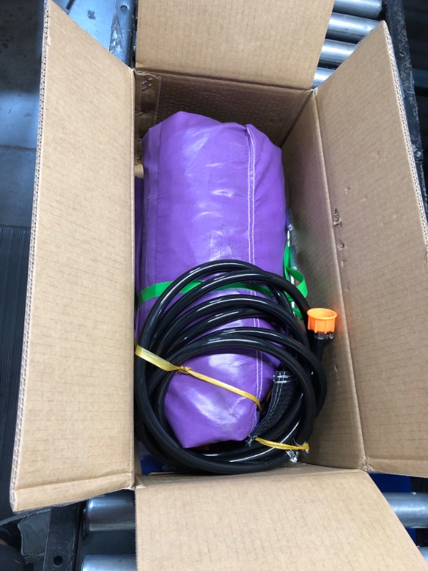 Photo 2 of ***USED - LIKELY MISSING PARTS - UNABLE TO CHECK FOR HOLES***
HeroKiddo Purple Pool Attachment for Dual Lane Combo Slide (works for Jelly Bean Castle or Enchanted Forest Bounce House)