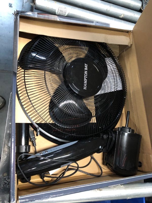 Photo 2 of (PARTS ONLY/ NOT WORKING/ NO RETURNS OR REFUNDS) 
16 in. 3 Speed Digital Oscillating Standing Fan with Adjustable Height