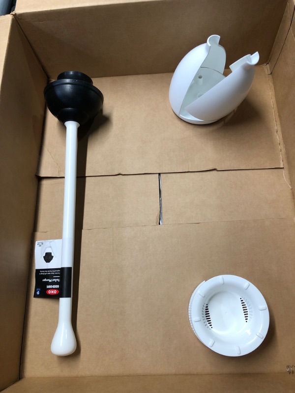 Photo 2 of (READ FULL POST) OXO Good Grips Toilet Plunger with Holder