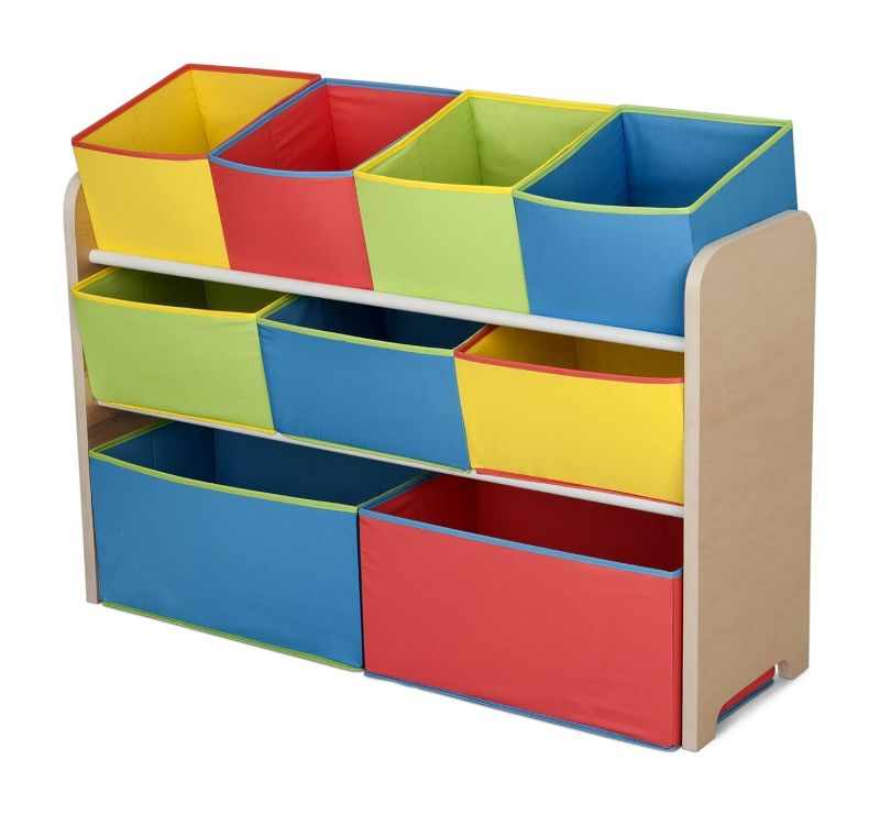 Photo 1 of **MINOR DAMAGE**READ NOTES**
Delta Multi-Color Deluxe Toy Organizer with Storage Bins