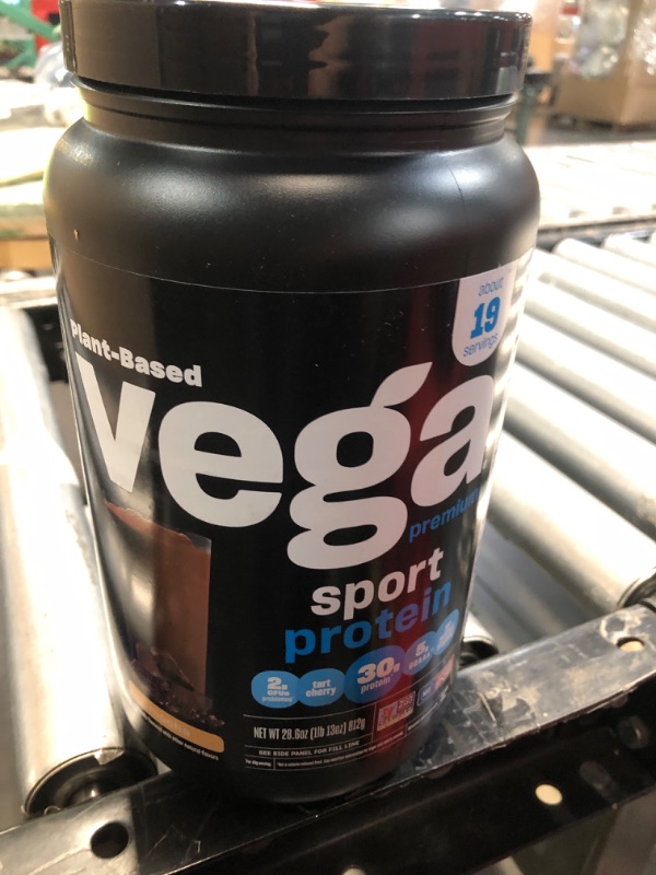 Photo 1 of (Non Refundable)Vega Sport Protein Powder Mocha (19 Servings, 28.6 Ounce) - Plant-Based Vegan Protein Powder, BCAAs, Amino Acid, tart cherry, Non Dairy, Keto-Friendly, Gluten Free, Non GMO (Packaging May Vary)