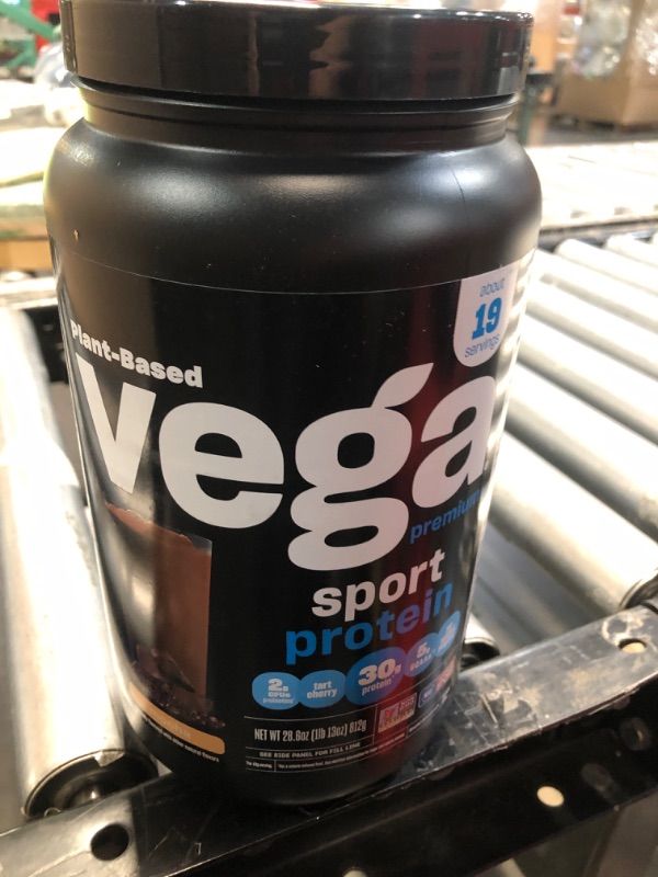 Photo 3 of (Non Refundable)Vega Sport Protein Powder Mocha (19 Servings, 28.6 Ounce) - Plant-Based Vegan Protein Powder, BCAAs, Amino Acid, tart cherry, Non Dairy, Keto-Friendly, Gluten Free, Non GMO (Packaging May Vary)