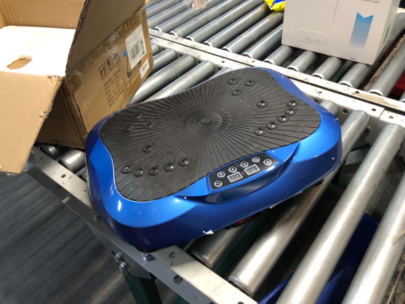 Photo 1 of ***USED - MISSING REMOTE - UNABLE TO TEST***
Vibration Plate Exercise Machine Whole Body Workout Vibrate Fitness Platform Lymphatic Drainage Machine for Weight Loss Shaping Toning Wellness Home Gyms Workout MINI-BLUE