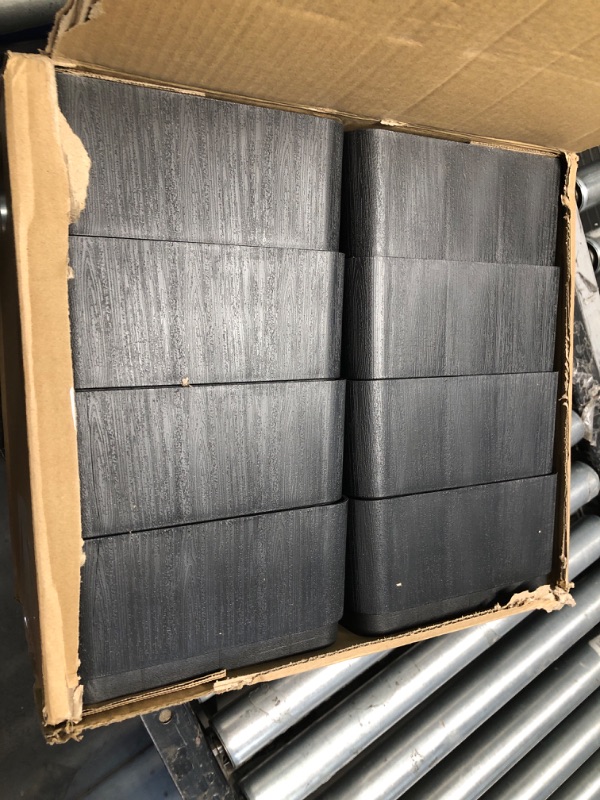 Photo 1 of Oversized Bed Risers, 3 inch Lift, 8 Pack Heavy Duty Couch Risers, Adjustable 3/6/9 inch, 6000 lbs Bed Frame Furniture Riser for College Dorm Rooms, Sofa, Tables, Desks 3 inch-8 Pack Black