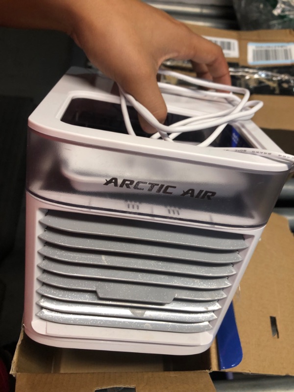 Photo 3 of Arctic Air Pure Chill 2.0 Evaporative Air Cooler by Ontel - Powerful, Quiet, Lightweight and Portable Space Cooler with Hydro-Chill Technology For Bedroom, Office, Living Room & More,Blue