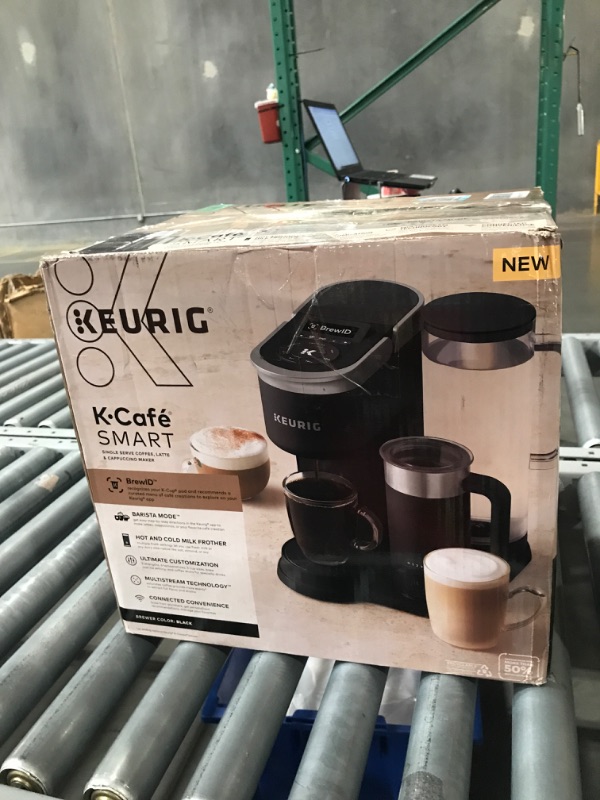 Photo 1 of ***USED CAN BE SOLD FOR PARTS***Keurig K-Cafe SMART Single Serve K-Cup Pod Coffee, Latte and Cappuccino Maker, Black
