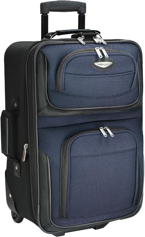 Photo 1 of (READ FULL POST) Travel Select Amsterdam Softside Expandable Rolling Luggage, TSA-Approved, Lightweight, Navy, Carry-on 21-Inch
