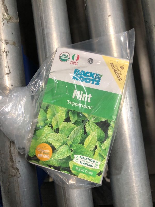 Photo 2 of ***NELLIS VARIETY BOX- MIXED ITEMS- SOLD AS IS- NONREFUNDABLE***Back to the Roots Mint 'Peppermint' Seed Packet, 125mg, Green
