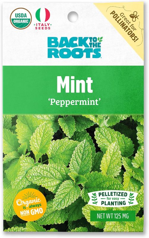 Photo 1 of ***NELLIS VARIETY BOX- MIXED ITEMS- SOLD AS IS- NONREFUNDABLE***Back to the Roots Mint 'Peppermint' Seed Packet, 125mg, Green
