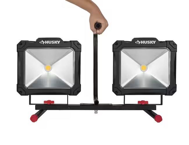 Photo 1 of (READ FULL POST) HUSKY 10,000-Lumen Twin-Head LED Work Light
