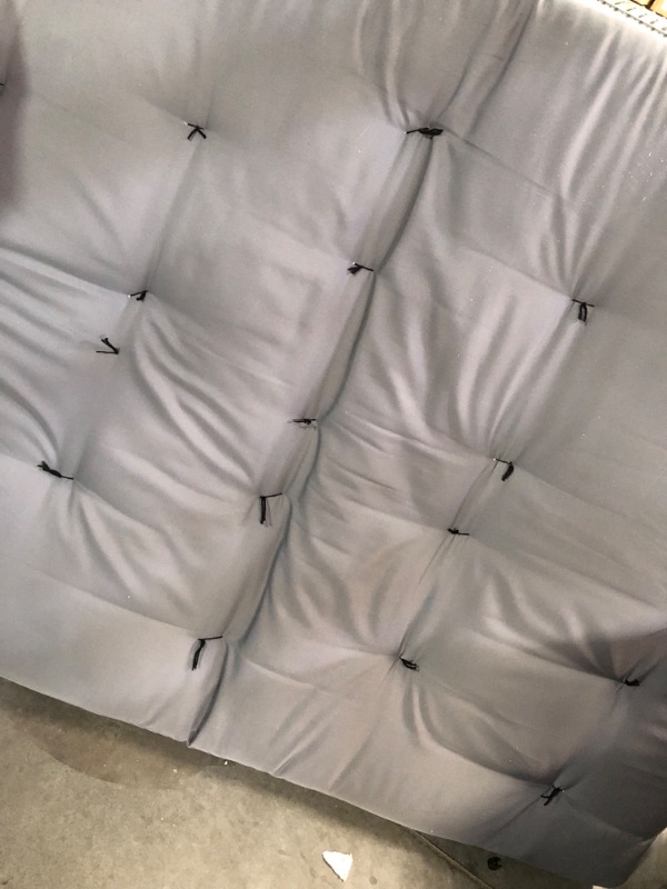 Photo 5 of ***USED - DAMAGED - SEE COMMENTS***
Artiva USA Home Deluxe 8" Futon Sofa Mattress Made in US, Solid, Full, Grey, 74"L x 54"W x 8"Th