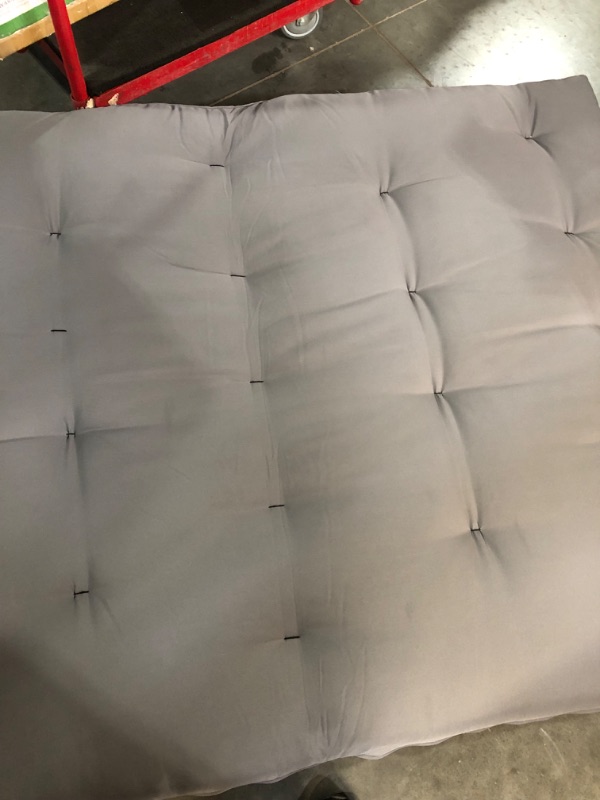 Photo 4 of ***USED - DAMAGED - SEE COMMENTS***
Artiva USA Home Deluxe 8" Futon Sofa Mattress Made in US, Solid, Full, Grey, 74"L x 54"W x 8"Th