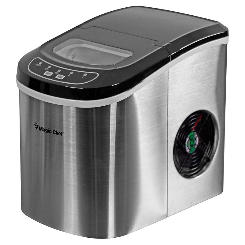 Photo 1 of (READ FULL POST) 27 lbs. Portable Countertop Ice Maker in Stainless Steel
