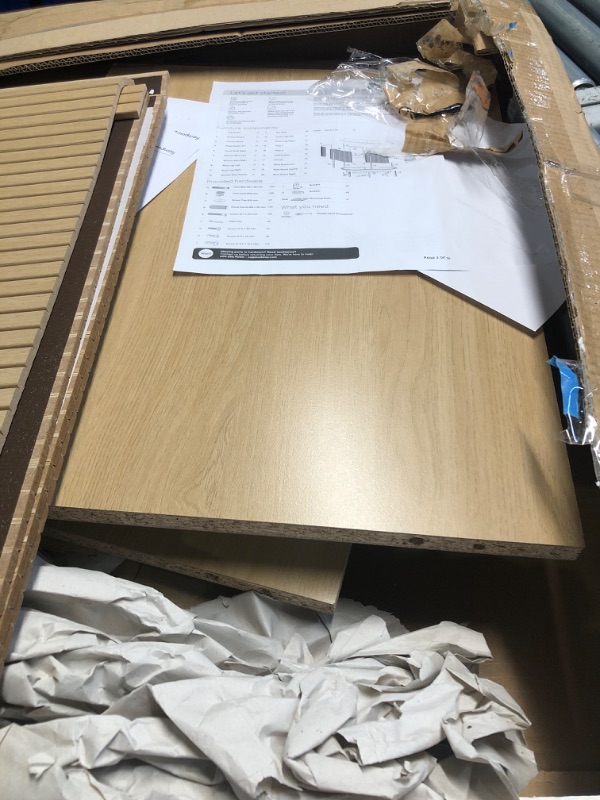 Photo 1 of **NONREFUNDABLE**FOR PARTS OR REPAIR**SEE NOTES**
Modway Cadence Fluted Wood Grain Storage Cabinet Sideboard in Oak for Living, Dining Room, Entryway
