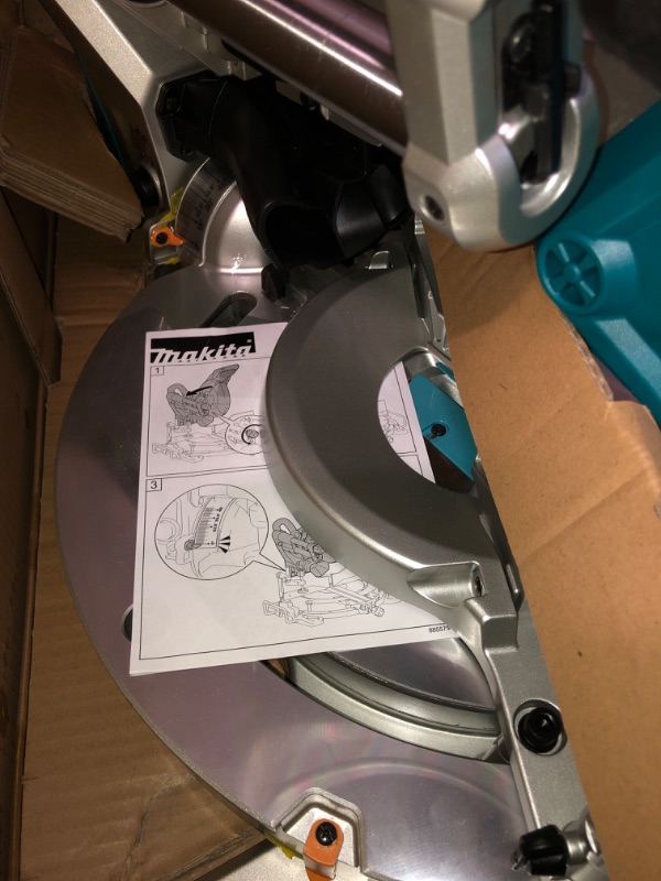 Photo 5 of (READ FULL POST) Makita 15 Amp 10 in. Dual Bevel Sliding Compound Miter Saw with Laser
