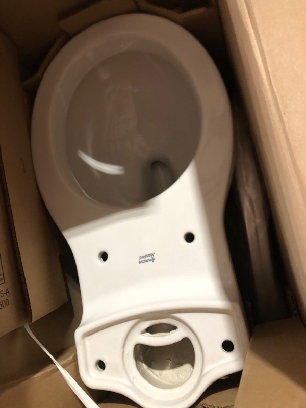 Photo 3 of **BROKEN PIECE**Rumson 2-Piece 1.28 GPF Single Flush Elongated Toilet in White Seat is Included
