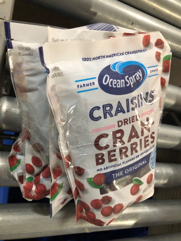 Photo 3 of * NON-REFUNDABLE* 4 PACK*
Ocean Spray Craisins, Dried Cranberries, Original, 12 Ounce ResealablePouch