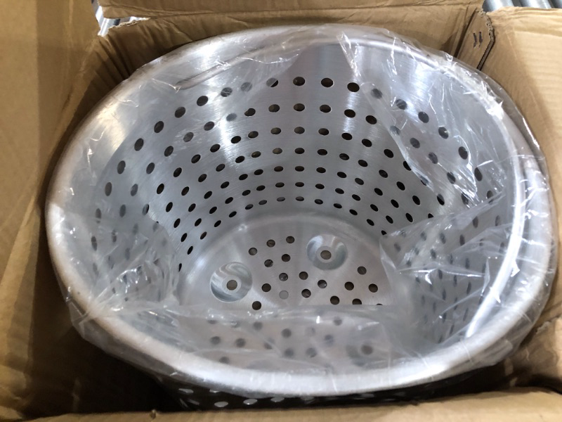 Photo 2 of (READ FULL POST) Winware by Winco Aluminum Steamer Basket for Stock Pot 40 Quart: Fits Winco Pot # ALST-40
