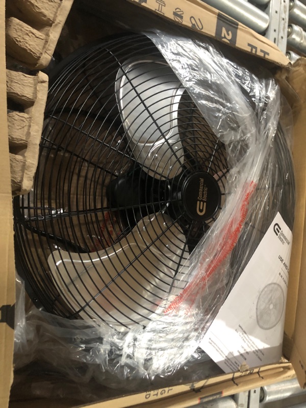 Photo 2 of **HARDWARE MISSING**
20 in. 3-Speed High Velocity Shroud Floor Fan
